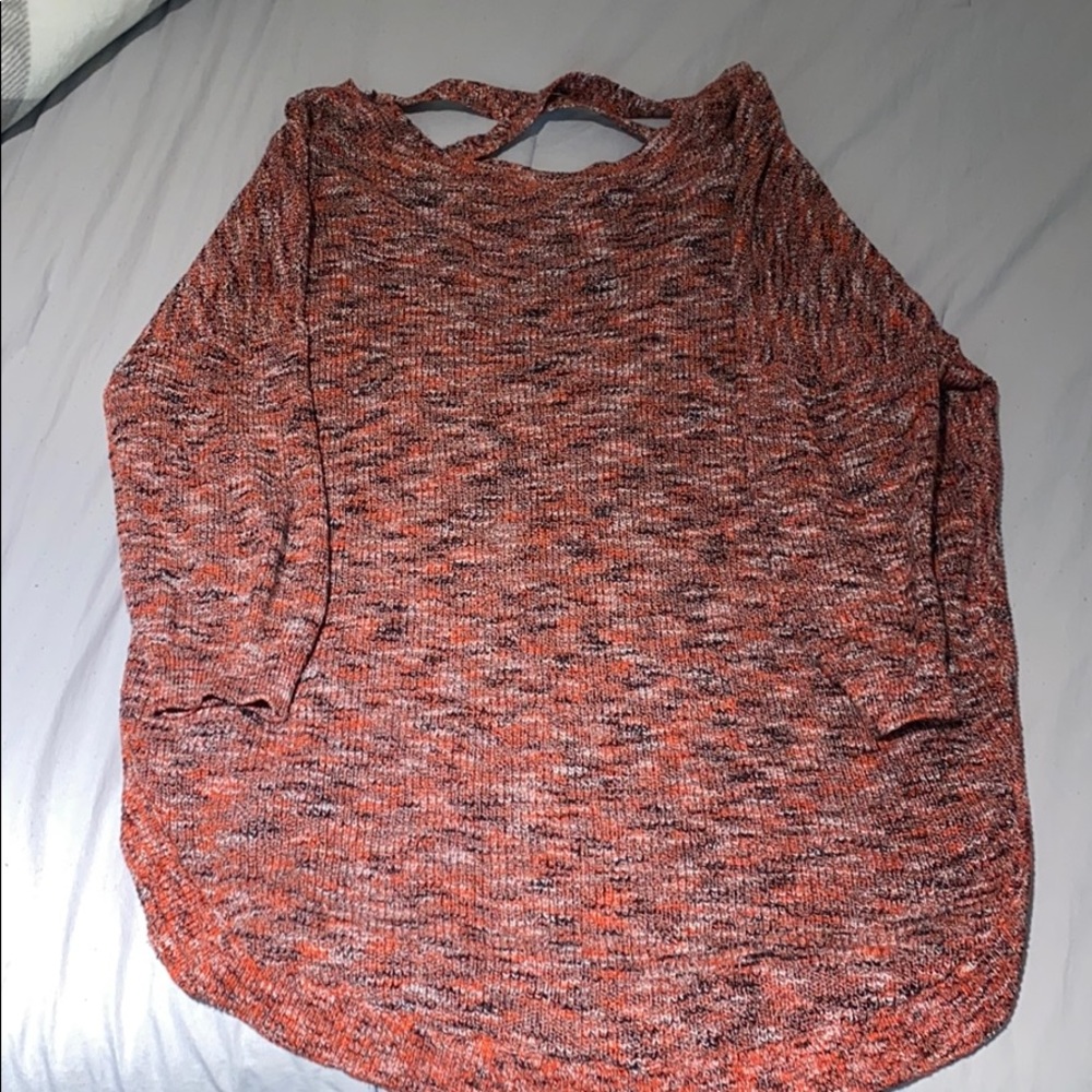 Express circle hem tunic sweater - size large
